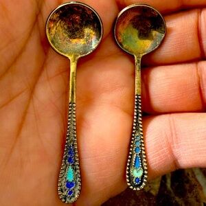 Vintage salt spoons/collectors🚨